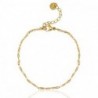 Bracelet acier inoxydable Beige latte-doré
