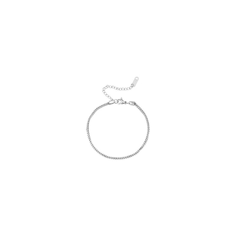 Bracelet acier inoxydable Argenté