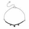 Bracelet acier inoxydable Argenté-noir