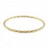 Bracelet acier inoxydable torsadé Doré