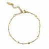 Bracelet acier inoxydable fleur Doré