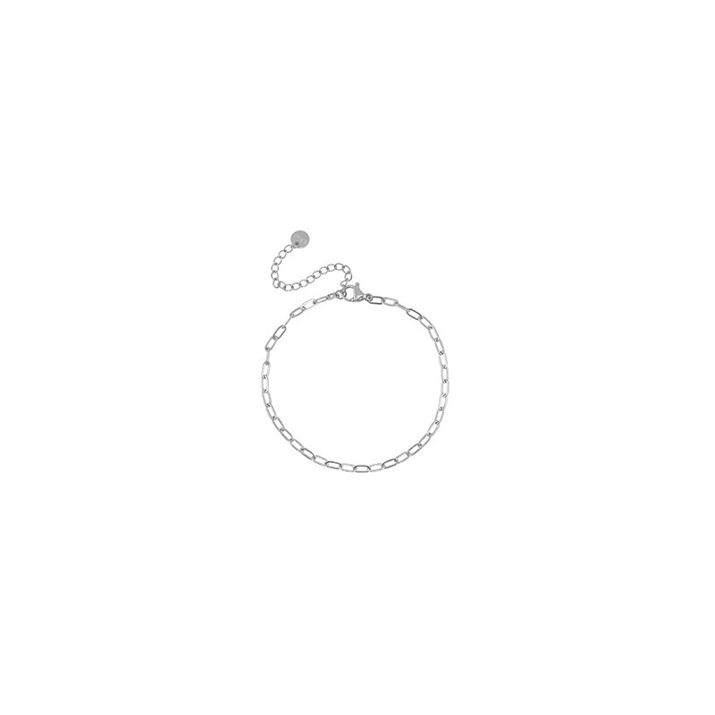 Bracelet acier inoxydable Argenté