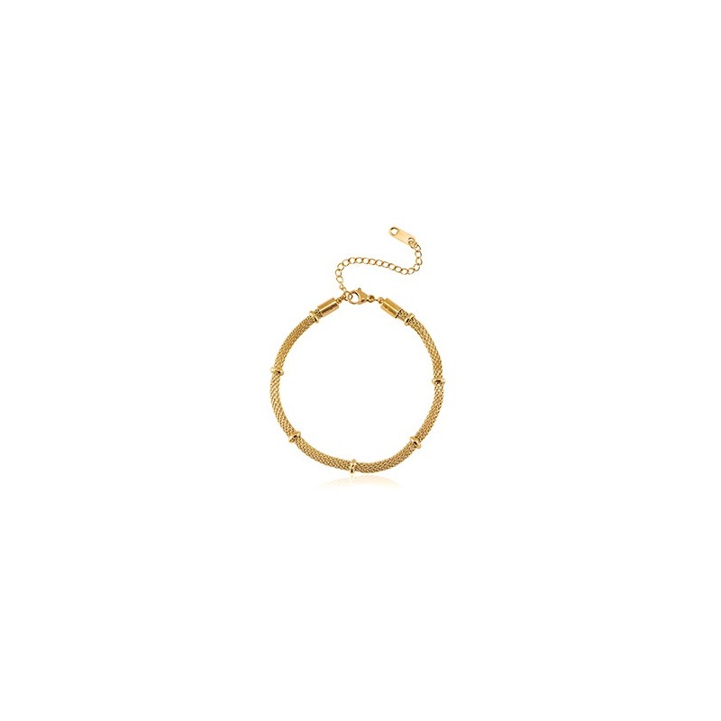 Bracelet acier inoxydable Doré