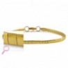 Bracelet acier inoxydable Doré
