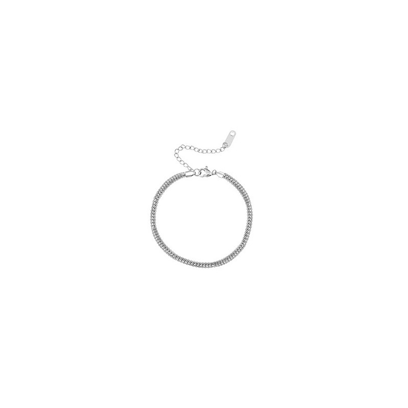 Bracelet acier inoxydable Argenté