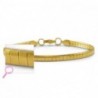 Bracelet acier inoxydable Doré