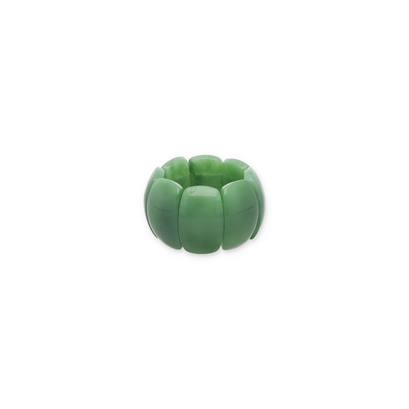 Bracelet résine large Vert, Leyabijoux.com