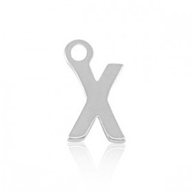Breloque alphabet lettre X...