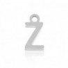 Breloques en acier Inox alphabet lettre Z Argenté - Leyabijoux.com