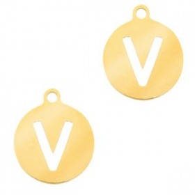 Breloques alphabet lettre V...