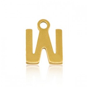 Breloques alphabet lettre W...
