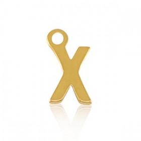 Breloques alphabet lettre X...