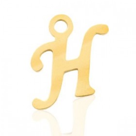 Breloques alphabet lettre H...
