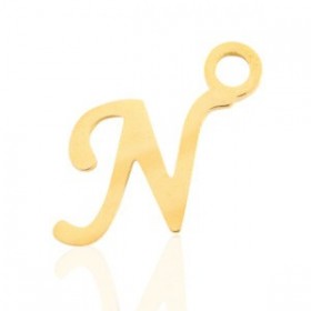 Breloques alphabet lettre N...