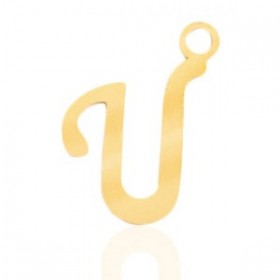 Breloques alphabet lettre U...
