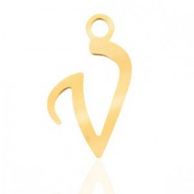 Breloques alphabet lettre V...