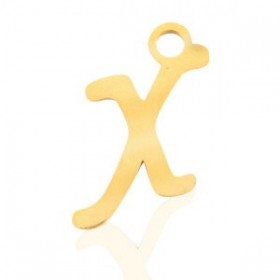 Breloques alphabet lettre X...