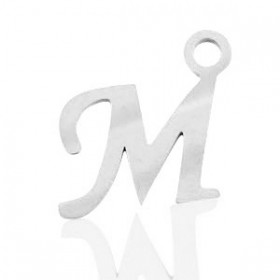 Breloques alphabet lettre M...