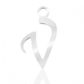 Breloques alphabet lettre V...