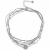 Chaines de cheville acier inoxydable pierre Argenté-blanc
